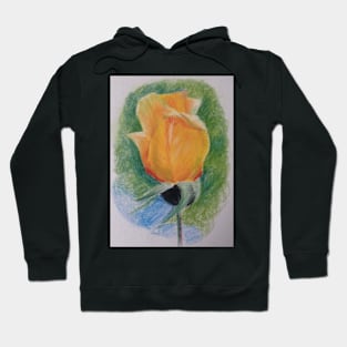 yellow rose Hoodie